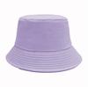 Cotton Solid Bucket Hat | Summer Sun Protection & Breathable Round Crown