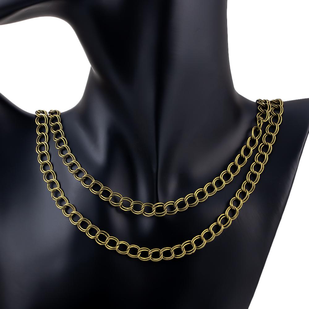 2M 1M 0,5M Antiek Brons Breedte 6mm IJzer Dubbele Verlengde Ketting Kettingen Diy Sieraden Maken Benodigdheden Ketting Accessoires