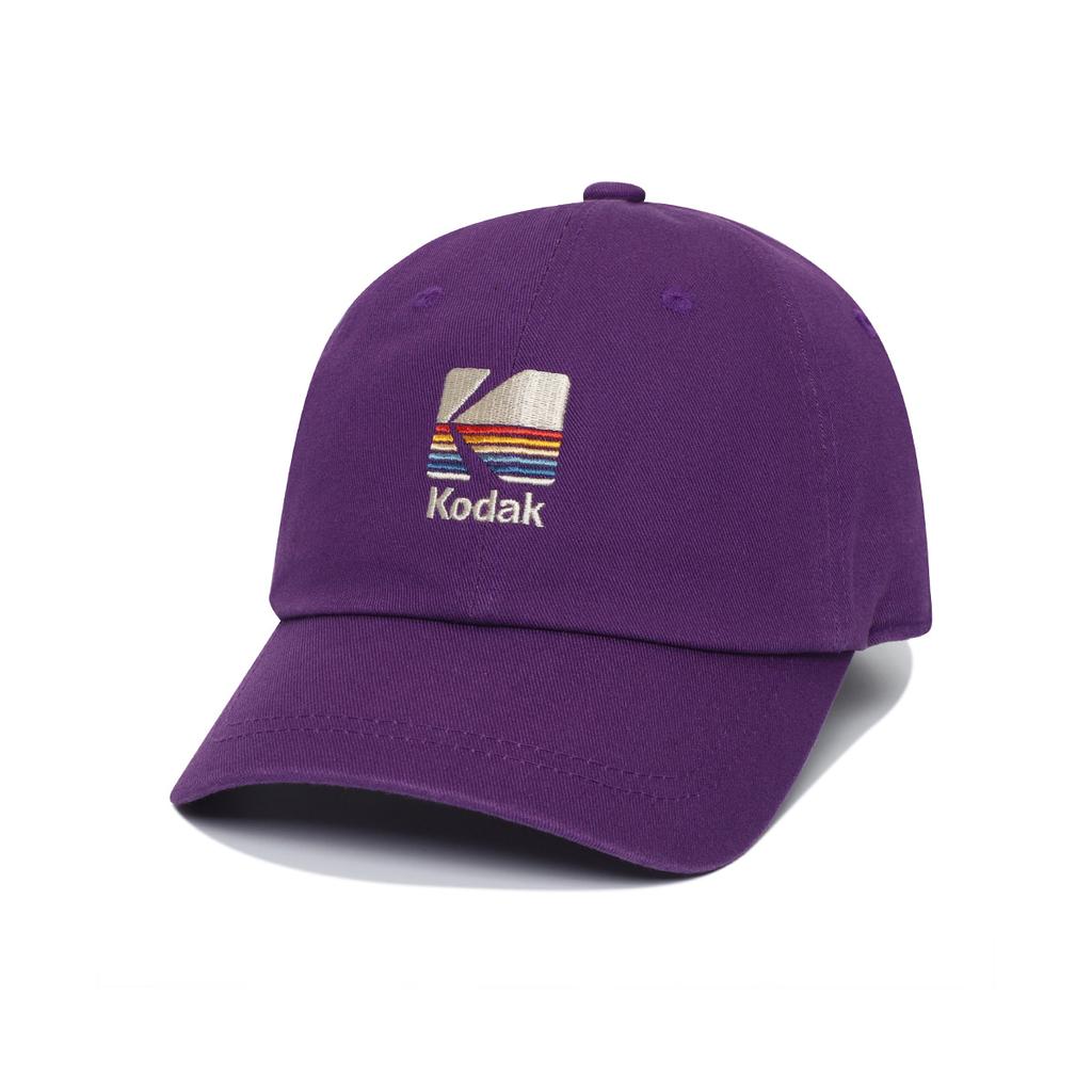KODAK Signature Fit Rainbow Embroidered Ball Cap Purple