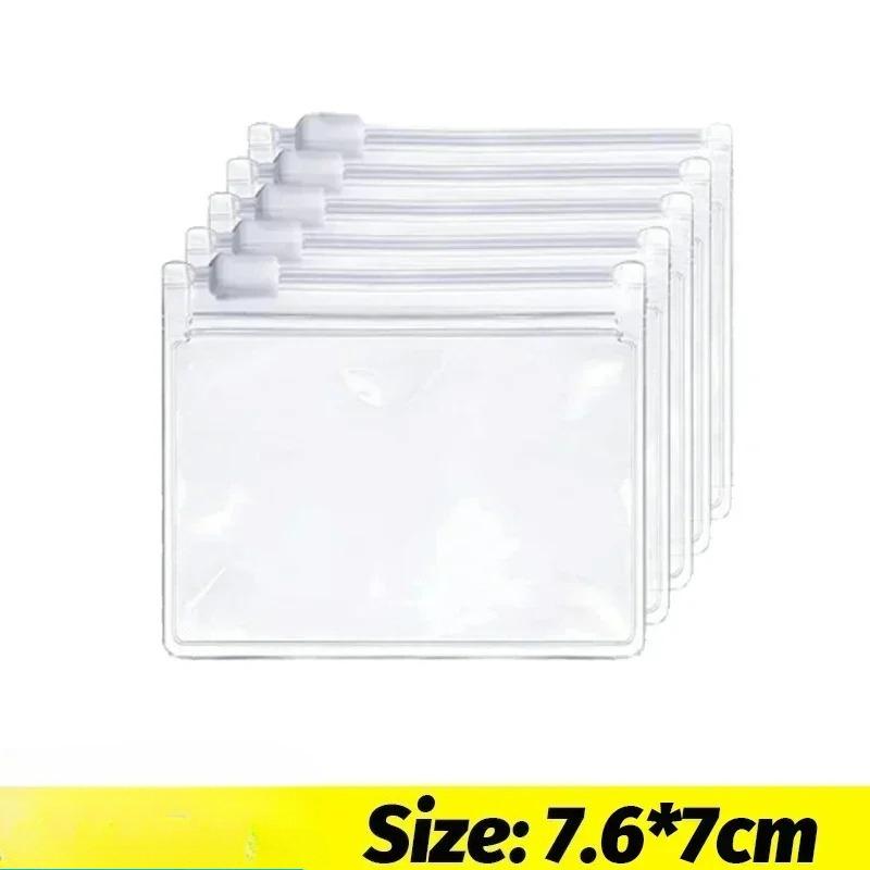 

50/20/10/5 шт. Мини прозрачные пакеты для таблеток, дорожные мешочки для украшений со скользящей застежкой, самозаклеивающиеся водонепроницаемые пакеты для хранения 5PCS