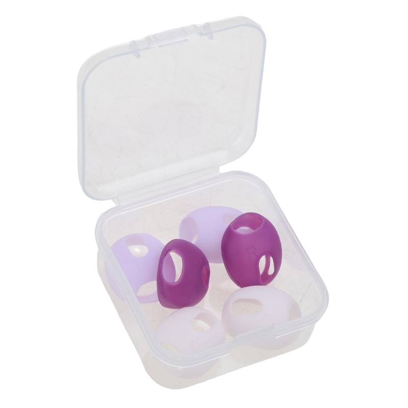 3 Pair Earphone Case Cover Soft Silicone Ear Pads For Pods Pads 3 Earbuds Ear Tips Earphones Accessories