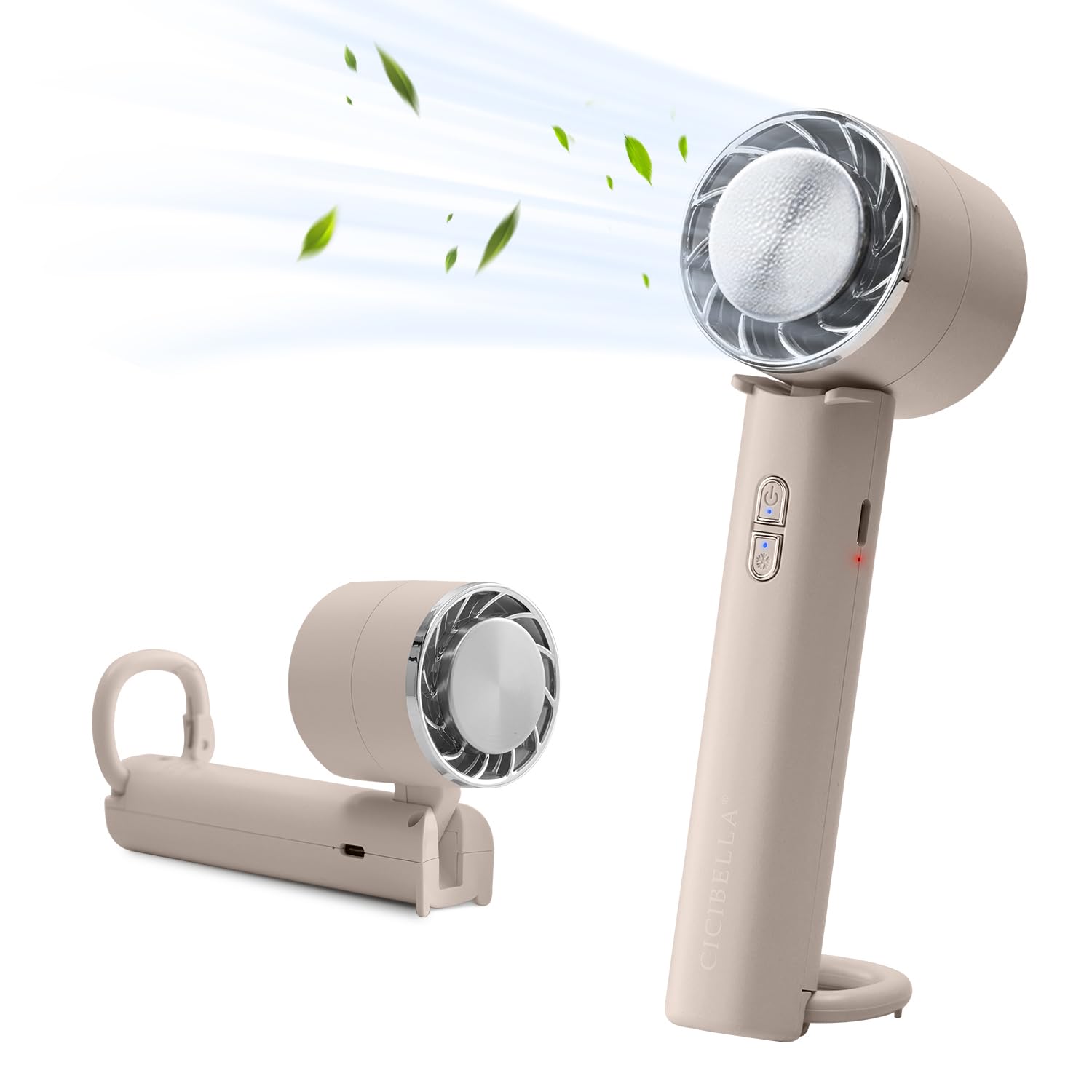 

Summer New Instant Cooling Handheld Equipped with a Cooling Large USB 3 Airflow Handheld Desktop Mini Fan Perfect for Outdoor Fireworks and Heatstroke