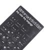 Hebrew Keyboard Alphabet Stickers 1 Set Removable Protective Film for Laptop Button Multi Language Typing Fast Application