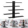 Floating Figurine Shelf Space Saving Wood Wall Figurines Decor Display Rack for Dolls Statues Ornaments