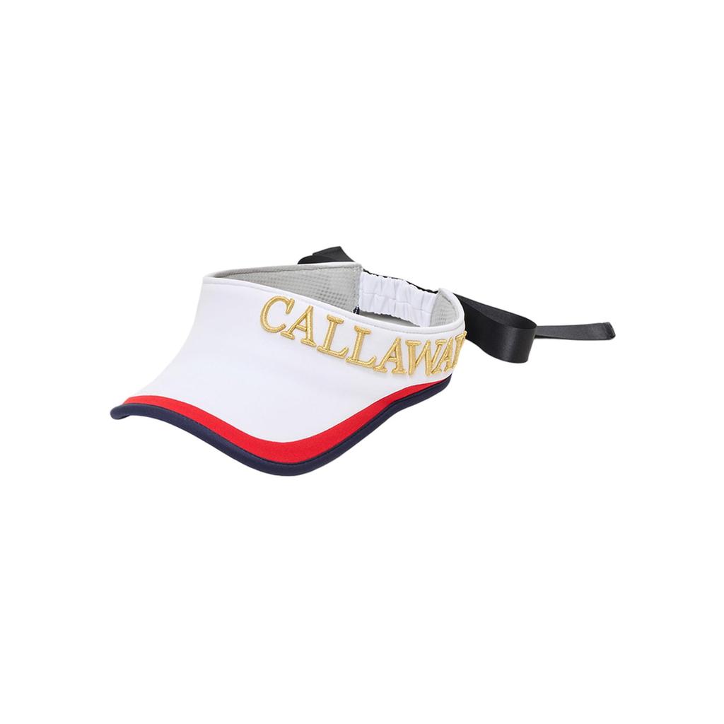 Callaway Sun Visor Back Golf Hat C23291214 Free Size Women's (with Ribbon) / / 1030_White,