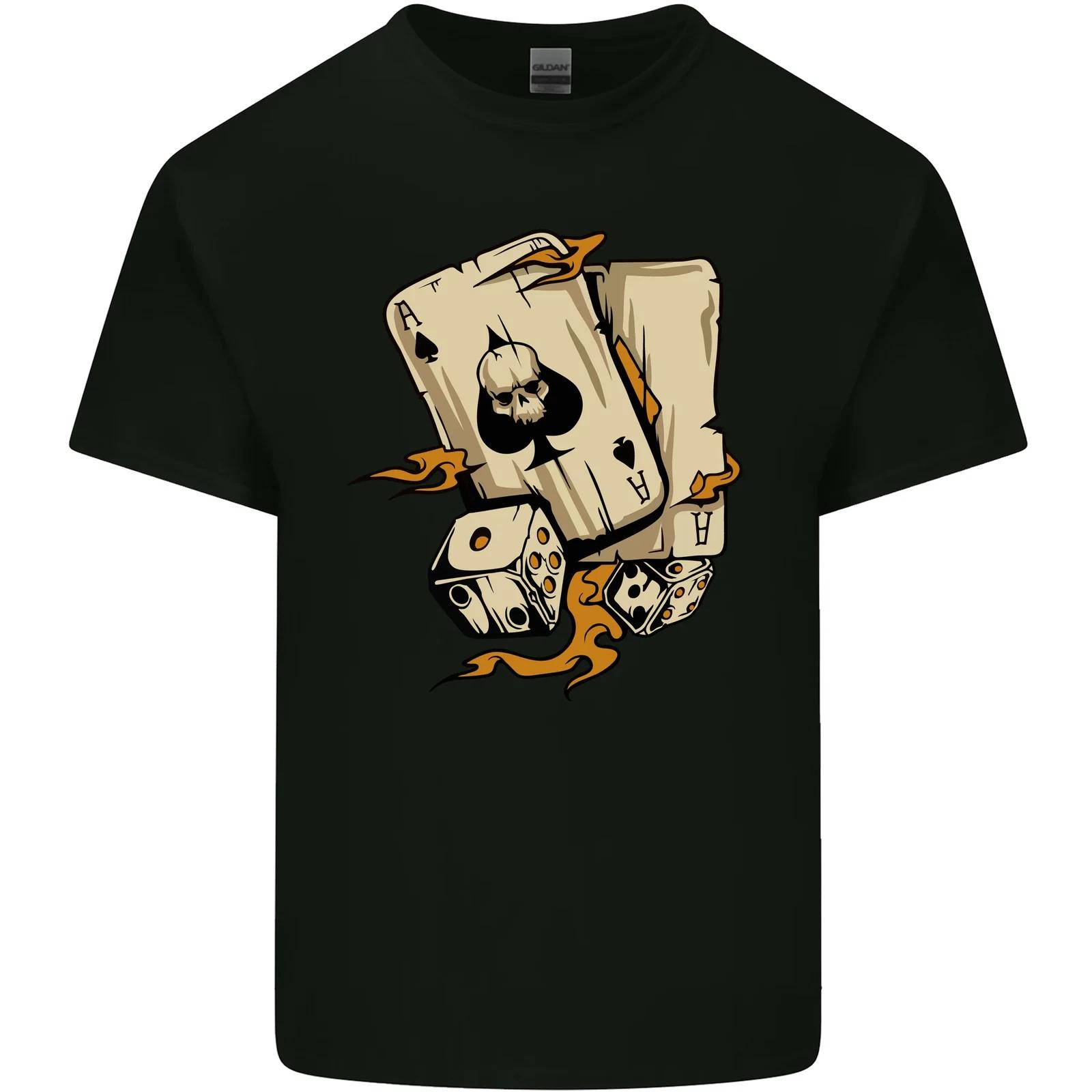 Skull Ace of Spades Heavy Metal Rock Music Kids T-Shirt Childrens XL