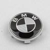 Pro BMW Černobílé Karbonové Středové Krytky Hliníkových Kol 68mm Sada 4 KS