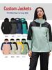 Autumn/Winter Waterproof Custom Logo Hooded Color Block Mountaineering Windbreaker Jacket