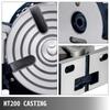 150mm/5.9In Vertical & Horizontal Rotary Table, 150MM Dividing Head Round Rotary Working Table Milling Machine Index System Adjustable Screw 5.9 Inch