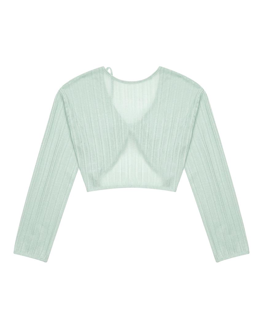 HYEYEONG KIM Back Interlace Cover-Up Top - Mint