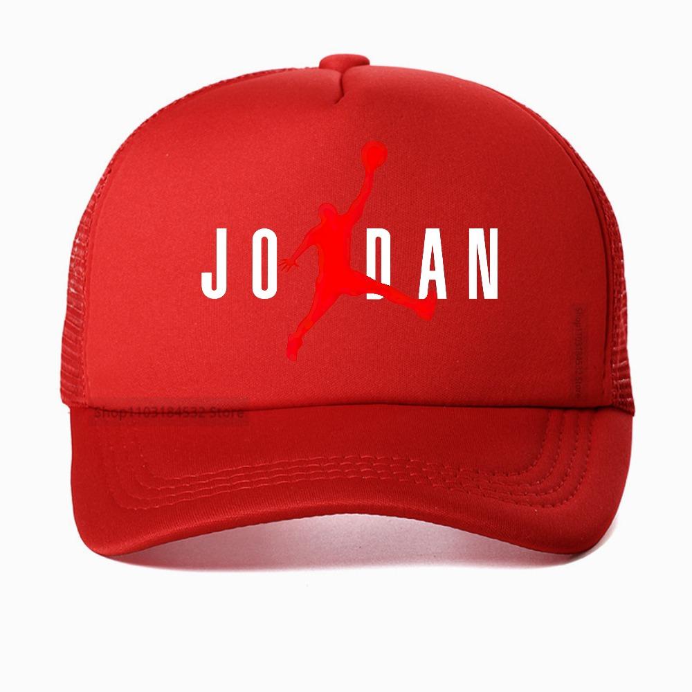

JD Letter Print baseball cap Summer Fashion Sports mesh trucker hat outdoor casual Breathable adjustable snapback hats Adjustable
