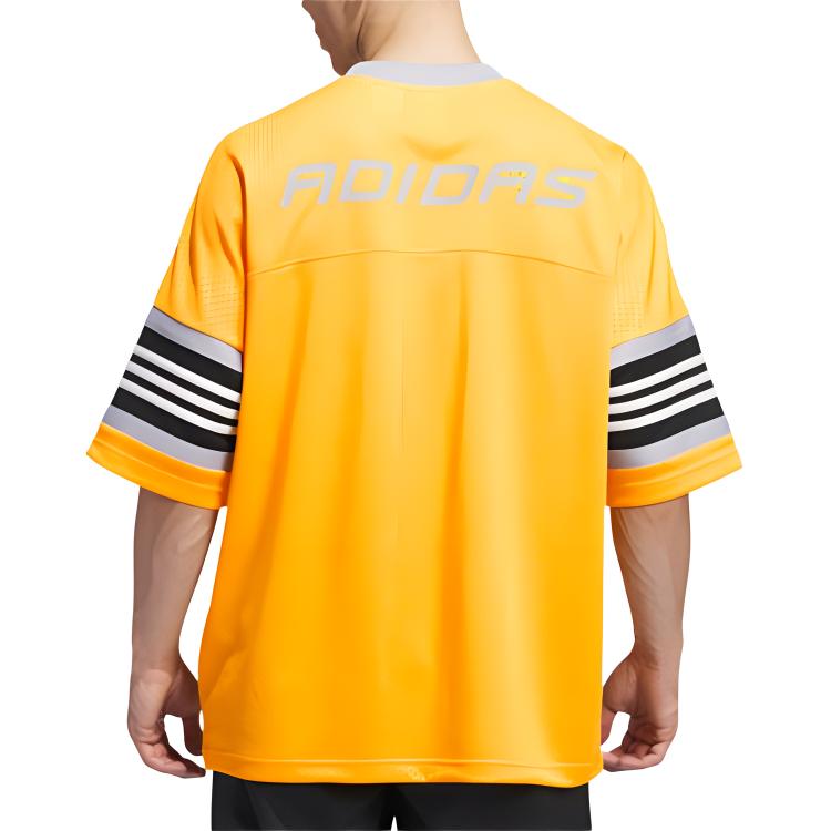 New Adidas FW24 T-Shirt Unisex Dark Yellow IY7390