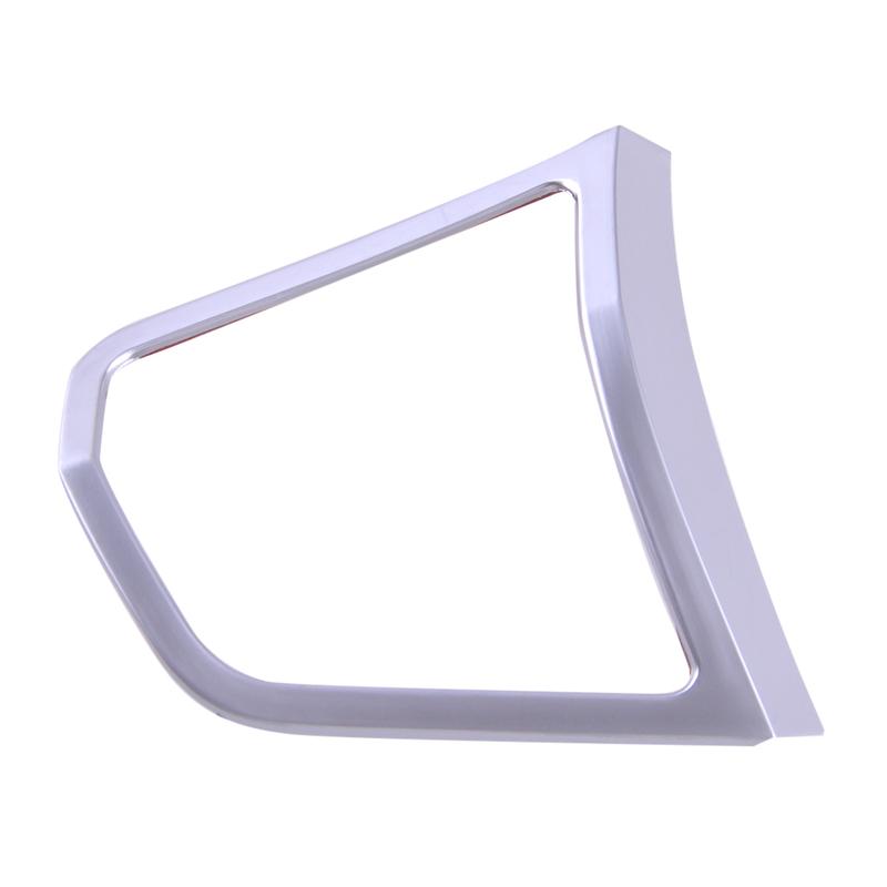 2Pcs Steering Wheel Button Decoration Frame Panel Cover Trim Fit for BMW 5 7 series F10 F18 F01 2009-2011 2012 2013 2014 2015