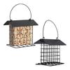 Rural Iron Bird Feeder Station Wildbird Shelter Place With Easy Refill Feature Ideal For Wild Bird Enthusiasts