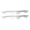 Stainless Steel Stove Counter Gaps Cover Adjustable 35 to 69.5cm Stove Gaps Guards Range Trim Kit for Kitchen Silver