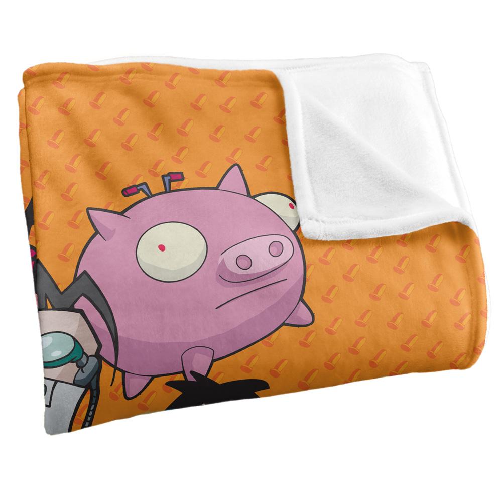 Invader Zim Silky Group Supersoft Blanket