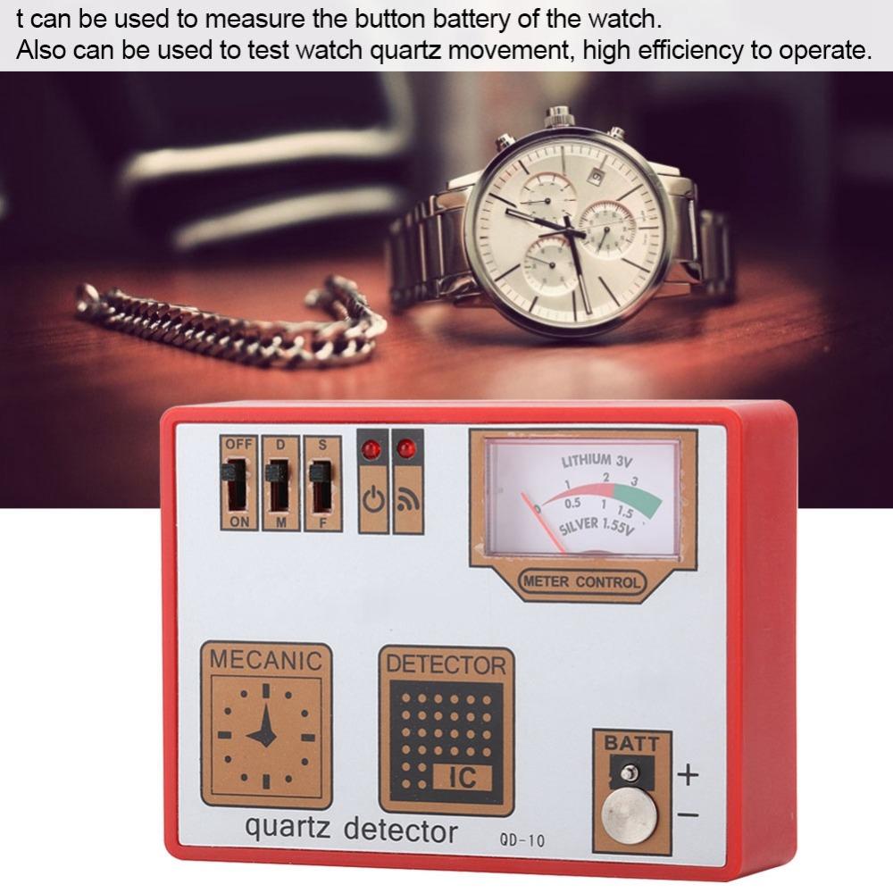 Multifunctional Battery Tester Portable Demagnetizer Watch Repair Tool Movement Detection