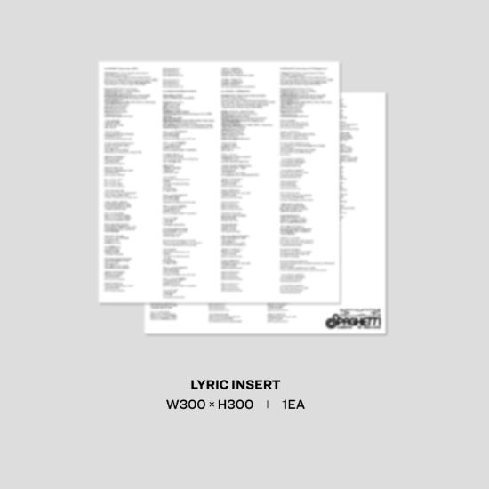 Pre-order LE SSERAFIM 1st Single Album SPAGHETTI Vinyl
