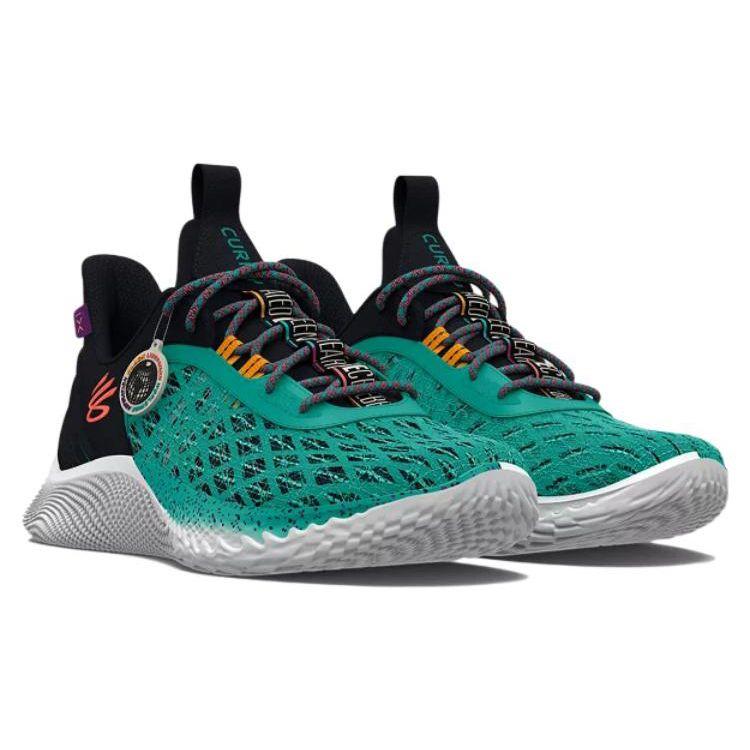 Curry Brand Curry Flow 9 Black History Month Men Sneakers Green Neptune 3025729-305