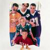 Coperta in Flanella Backstreet B Boys Throw B Adatta per Divano Soggiorno Camera da Letto