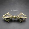Brass Retro and Old Xizang Tantra Magic Tool Large Vajra Pestle Treasure Pestle Magic Pestle Ornament Amulet