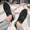 Men's Shoes Summer New Mesh Shoes Hollow Mesh Surface Casual Shoes Men's Leather Soft Bottom Breathable Tennis Shoes