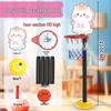 Lan Tuan Kids Adjustable Basketball Hoop Toy Set