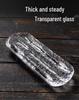 Sushi & Dessert Glass Plate - Rectangular INS Style for Home and Hotel Use