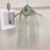 Korean Version Women's Lace Scarf Long Female Headscarf Literary Sunscreen Shawl