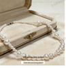 S925 Sterling Silver Bubble Pearl Clavicle Necklace - Elegant & Luxurious Fashion Statement