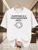 Unisexs Funny T Shirt Everyone Is A Photographer Until Photography Enthusiast Unisex Unisex Tee Casual Cotton Oneck Meme Tops