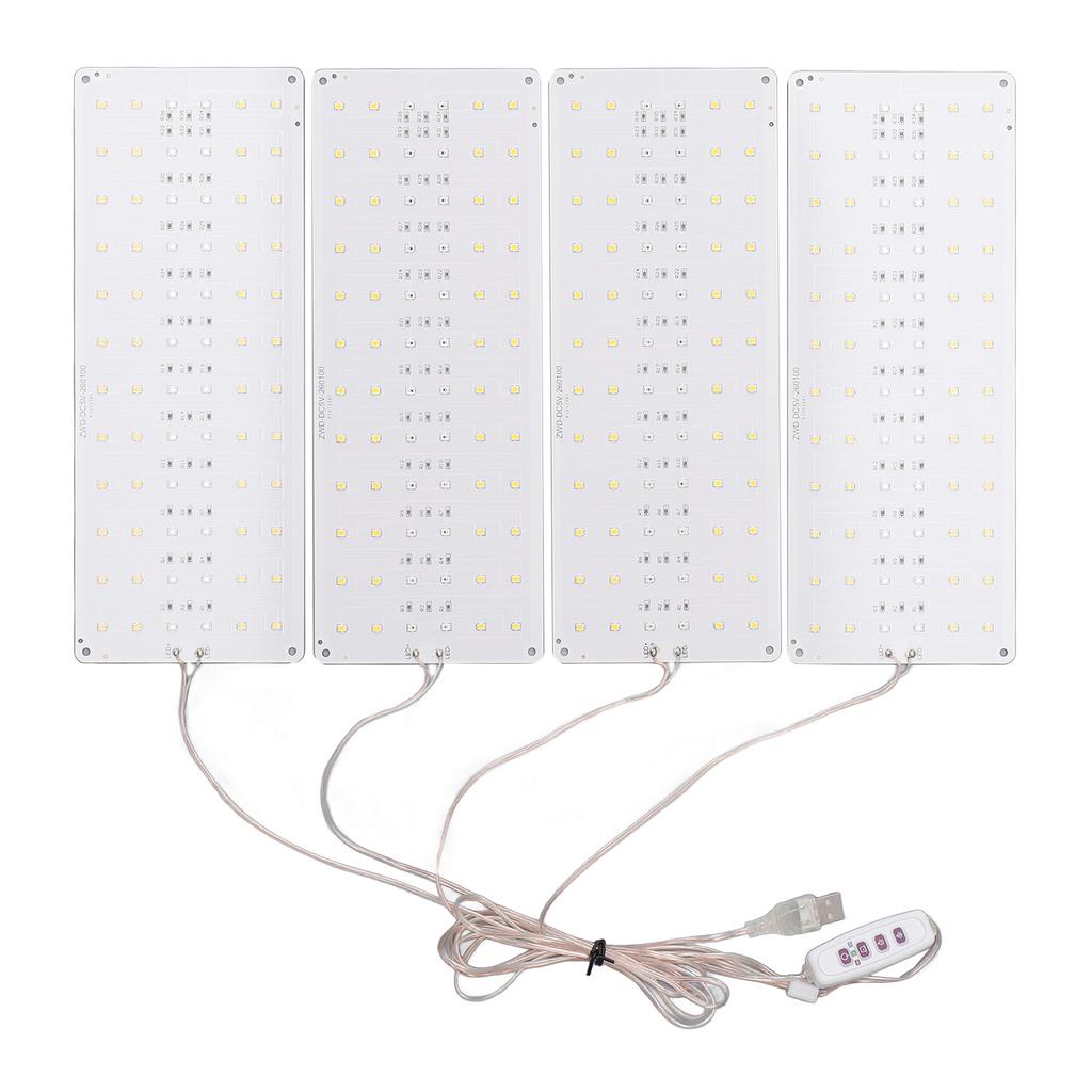 Unterbau Pflanzenwachstumslicht Vollspektrum Dimmbar Indoor LED Pflanzenwachstumslampe 8H 12H 16H Timer USB 5V für