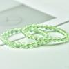 Grape stone bracelet for women and men Crystal jade bracelet with strong fluorescent green gemstone loose beads and grape stone bracelet