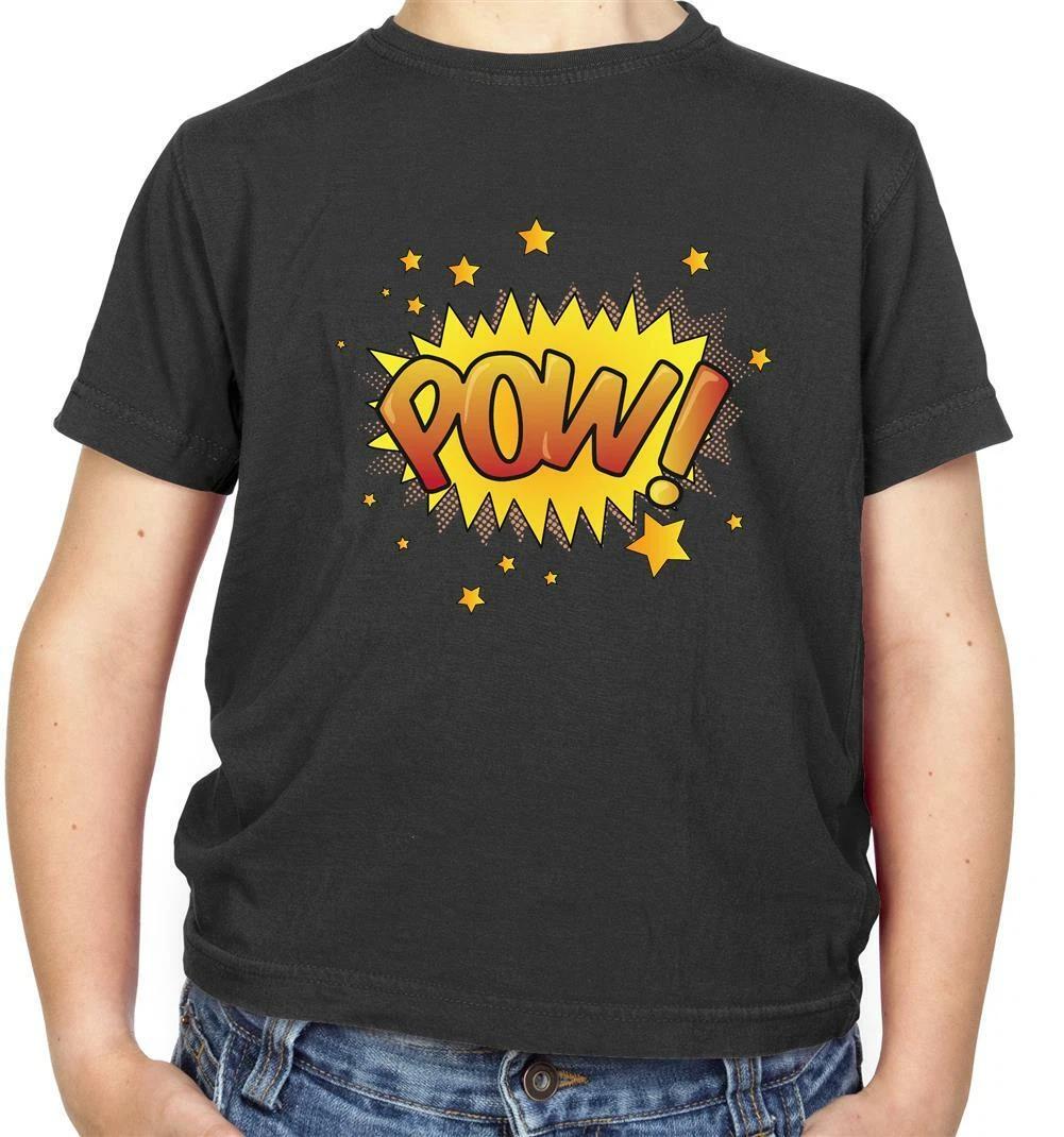 

Superhero Pow Kids T-Shirt - Comic - Comics - Pop Art - Graphic Novel - Heroes 160