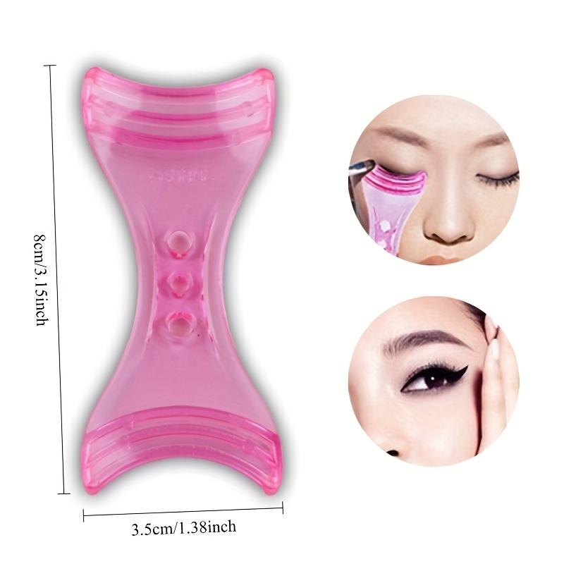 Dual-Ended Eyeliner Stamp Stencil with Comfort Grip for Precision Application