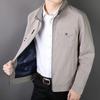 Slim Business Coat Thin Casual Baseball  Bomber Men'sSolid Color Tops Fashion  Spring Autumn Jacket Plus Size