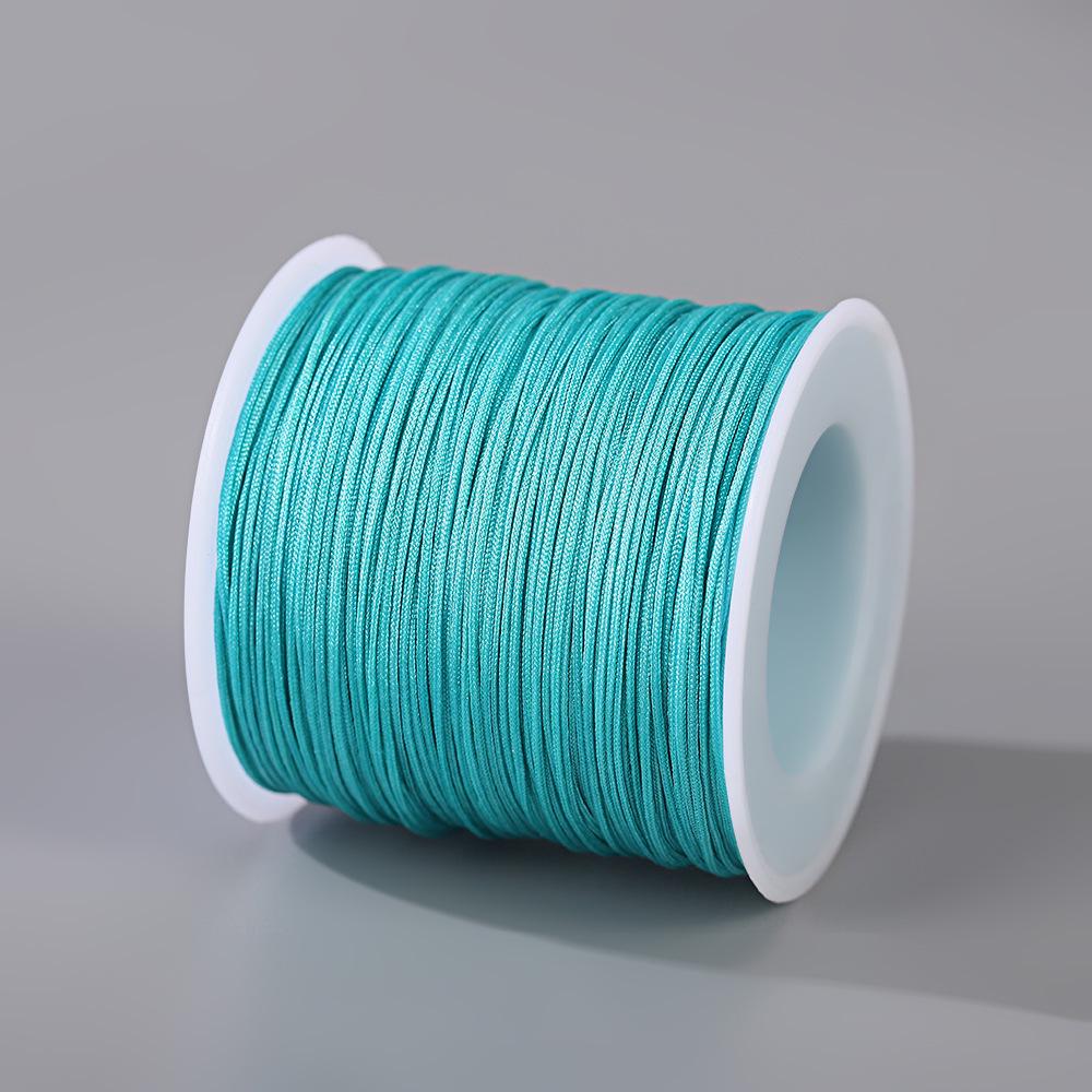 Handmade No. 72 Jade Thread - 0.8mm Wear-Resistant String for Jewelry Crafting, Hand Rope, Bracelets, DIY Necklaces, 50m