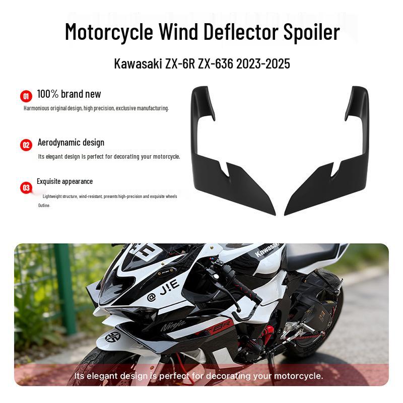 Modified Wind Deflector for Kawasaki ZX-6R/ZX-636 2023-2025 Motorcycle Fairing