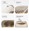 360° Rotating Portable Retro Leather Fan: Waist-Hanging, Bag-Hanging, Desktop Three-in-One Outdoor Cooler