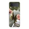 Fishing Phone Case For Samsung Galaxy Z Flip 3 4 5 Hard Folding Clear PC Bumper For Samsung Z Flip 6 Back Cover