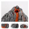 Dinosaur World Scene Model With Smoke And Fire Effect For Educational Display