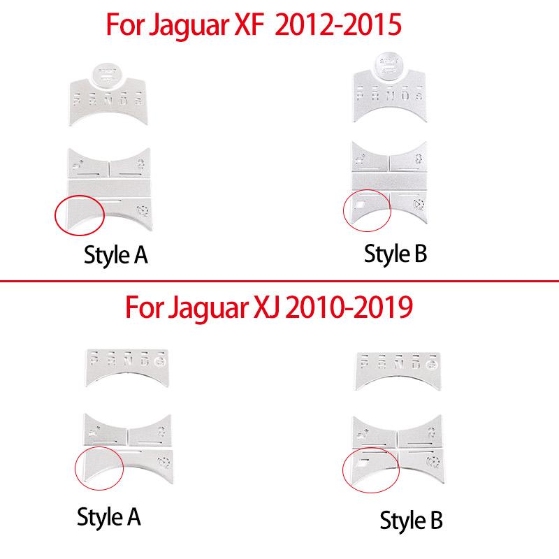 For Jaguar XF XJ 2010-2019 Car Modification Interior Central Control Shift Panel Button Decoration Sticker Car Accessories