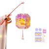 Rabbit Mid-Autumn Festival Lantern Six-Sided LED Lantern DIY Craft Kit Lantern  Garden Decor