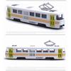 1/90 City Bus Train Tram Diecast Pull Back Model W/LED Music Developmental Car Toy