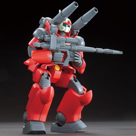 BANDAI SPIRITS HGUC 190 Mobile Suit Gundam RX-77-2 Guncannon 1/144 Scale Color-Coded Plastic Model