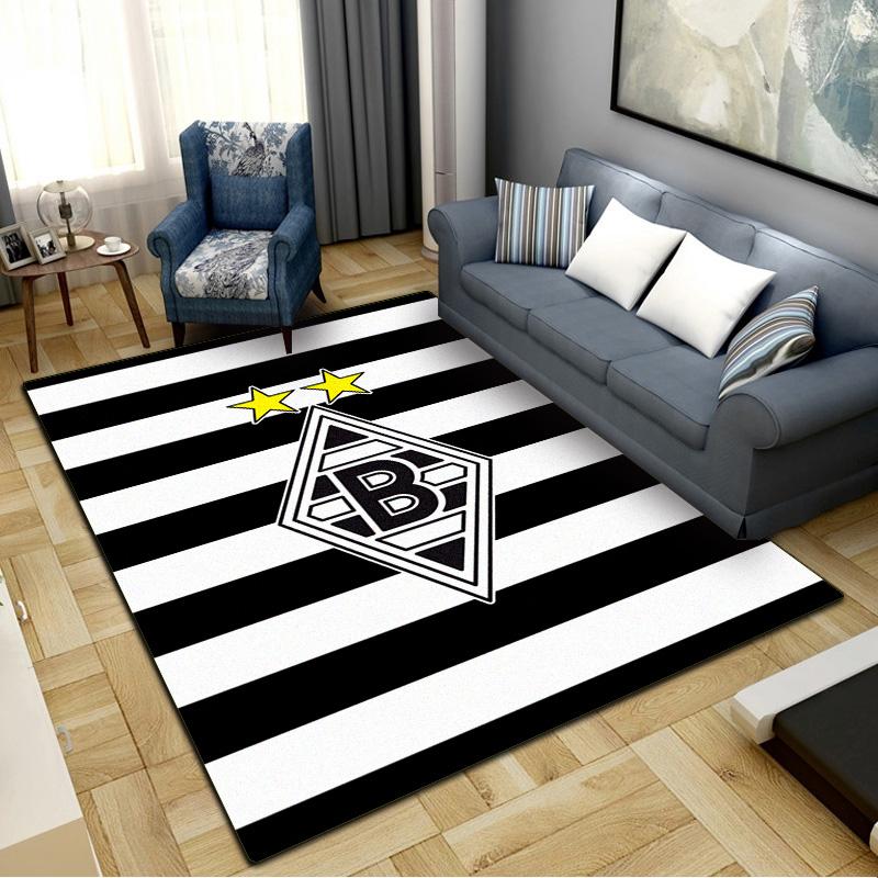 Borussia Mönchengladbach Carpet Rug for Living Room Bedroom Home Sofa Decoration, Kids play Non-slip Floor Mat