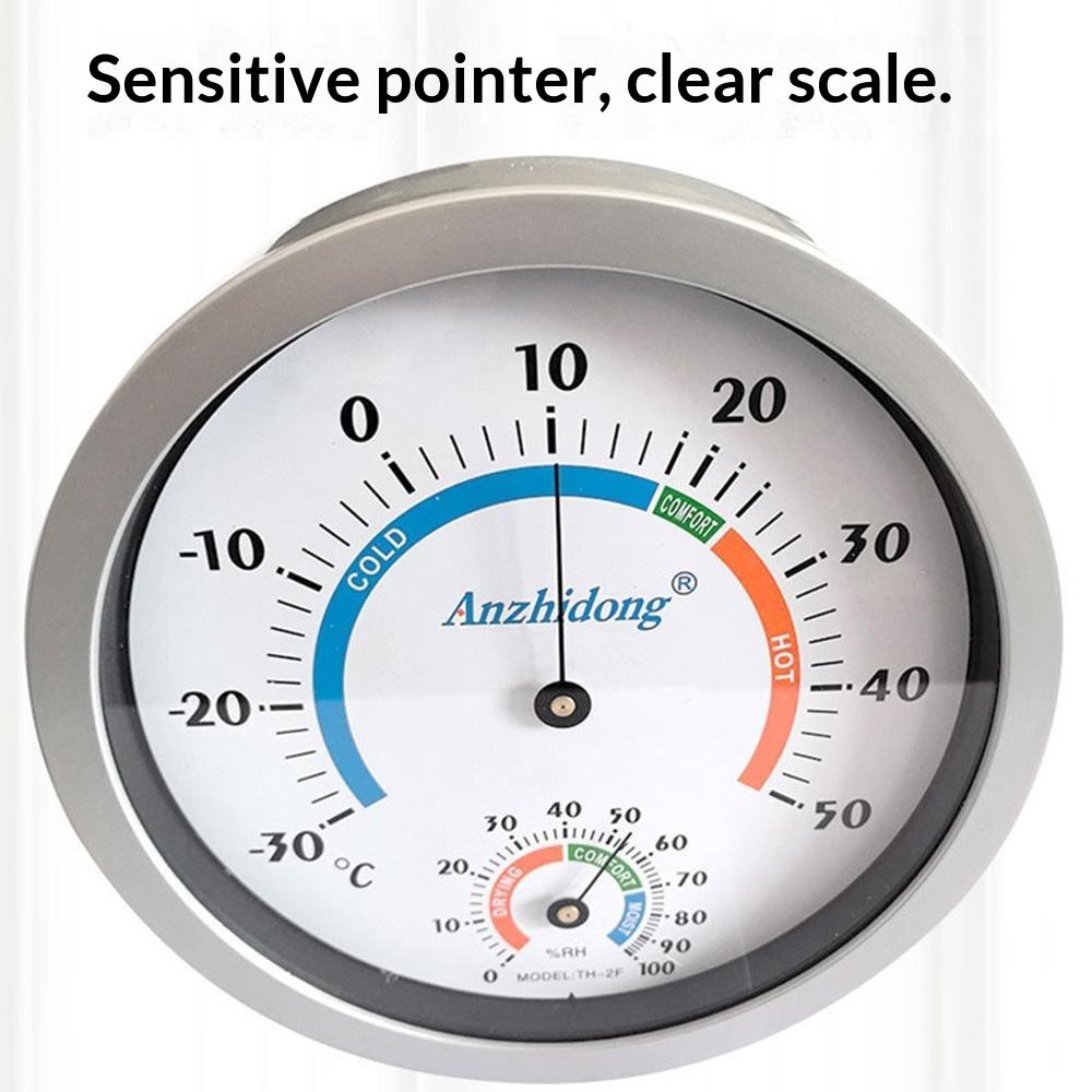 ANZHIDONG Temperature Humidity Meter for Home Pharmacy Wall Mounted Mechanical Thermometer Hygrometer