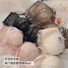 New Sexy Pure Lace Underwear Women's Palm Cup Upper Support Gathers and Shows Big Anti-sagging Girl Bra Cover Set