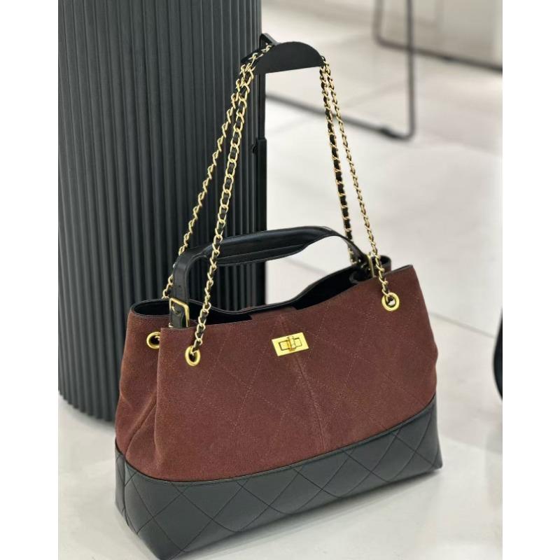 Genuine Leather Women's Bag Diamond-shaped Chain Shoulder Bag Crossbody Bag Underarm Bag