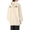 Balenciaga Sweatshirt Loose Fit Women's Ivory White 578135TMVF59069
